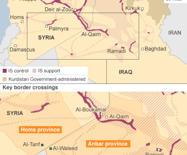 【今日の一枚】（10）ロシアがシリア南方タニフを空爆：標的は米・英に支援された反体制派