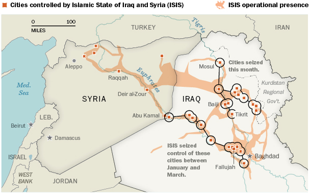 Iraq_ISIS_The Institute for the Study of WarThe Long War JournalThe Washington PostJune 11