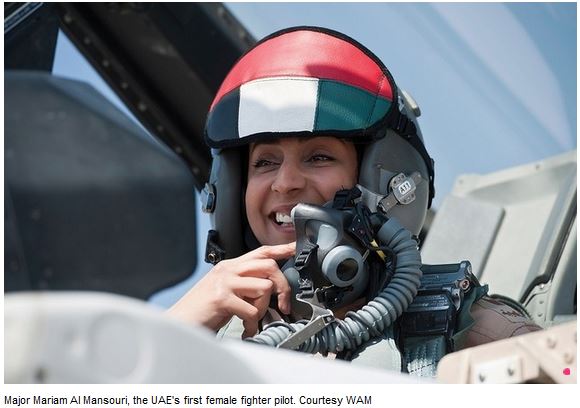 シリア空爆へのUAE女性パイロットの参加
